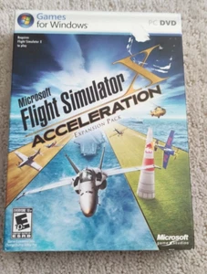 Microsoft Flight Simulator X Acceleration Expansion Pack PC Windows 2007 Sealed - Picture 1 of 4