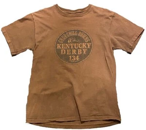 Kentucky Derby Churchill Downs 134 T-shirt Brown Large - Picture 1 of 8