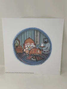 P Buckley Moss Litho Print The Night Before Christmas Signed 1985 *Print Only - Picture 1 of 8