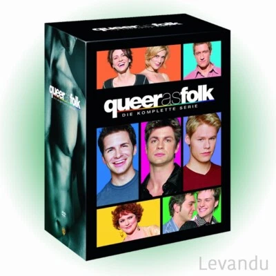DVD-Box QUEER AS FOLK - DIE KOMPLETTE SERIE (Staffel / Season 1-5) - 24 DVD's - Bild 1 von 2