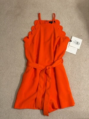 Victoria Beckham 适用于 Target 橙色连身裤 XS 全新带标签 — 第 1/4 张图片