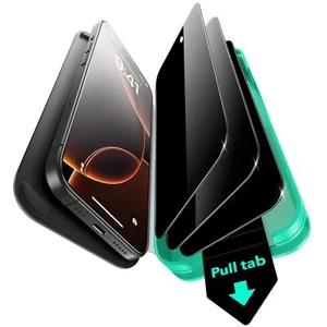 ESR 3 Pack 9H+ Glass for iPhone 16 Pro Max Privacy Screen Protector Military ... - Picture 1 of 9