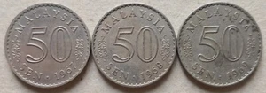 Malaysia 1967, 1968 & 1969 50 sen coin (B) - Picture 1 of 3