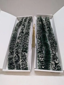Department 56 "Flexible Sisal Hedge" Village Accessories 2 Boxes Of 3 Each 6 Tot - Picture 1 of 4