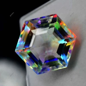 30 Kt A++ Lab Created ZERTIFIZIERT Regenbogen Mystic Topas Fancy Cut Lose Edelstein - Bild 1 von 9