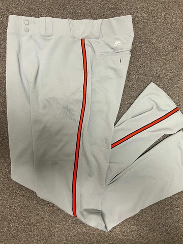 BALTIMORE ORIOLES GREY FLEX BASE AUTHENTIC MAJESTIC BASEBALL PANTS SIZE 30-44 Cover
