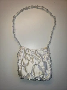 Mädchen Handtasche schillernd Perlen Satin für Ihr Blumenmädchen - Bild 1 von 13