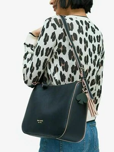 Kate Spade Anyday Medium Shoulder Bag Black Leather PXR00248 NWT $298 Retail FS - Picture 1 of 12