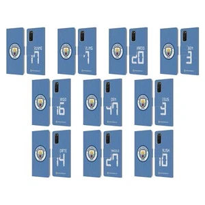 MAN CITY FC 2021/22 JOUEURS HOME KIT GROUPE 1 ÉTUI COQUE EN CUIR POUR SAMSUNG 1 - Photo 1 sur 13
