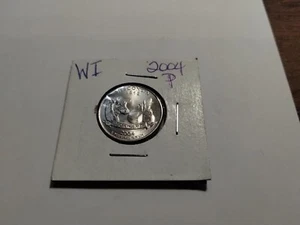 2004 P Wisconsin State Quarter. CHBU Uncirculated from US Mint Bag - Picture 1 of 4