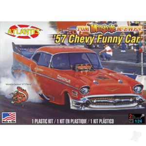 Atlantis Models 1:24 Tom McEwen '57 Chevy Funny Car Plastikbausatz - Bild 1 von 6