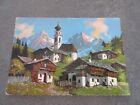Vintage BERGDORF Austria Chalet Drawing Postcard