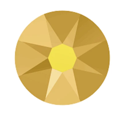 AURUM GOLD 20ss 5mm 144 pcs IHC Austrian 2088 Solid Crystal Flatback Rhinestones - Image 1 of 4