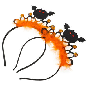 Halloween Krone & Fledermaus Stirnband Set - Diamant Haarspange-DI