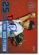 David Peterson 2017 Gwinnett Braves Signed Card