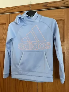 Adidas Hoodie Extra Small Shirt Long Sleeve Pullover Top Climawarm Womens - Picture 1 of 5