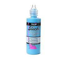 Tulip Dimensional Fabric Paint 4 oz Slick (Neon Blue)