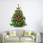  2 Sheets Shopping Mall Window Cling Christmas Tree Sticker Decals Wall