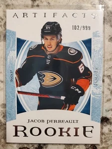 JACOB PERREAULT ROOKIE #102/999 - DUCKS - 2022-23 Artifacts Hockey - Picture 1 of 2