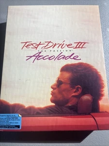 Test Drive III 3: The Passion Accolade 1990 Big Box IBM PC Game - Picture 1 of 9