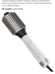 Remington Hydraluxe Hot Air Styler, Moisture Lock Ceramic Coated Barrel AS8901 - Picture 1 of 8