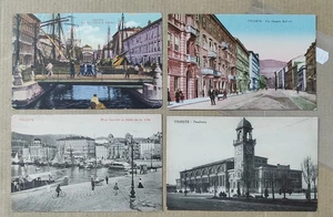 TRIESTE CITTA'-LOTTO 4 CARTOLINE-D10-200 - Picture 1 of 1