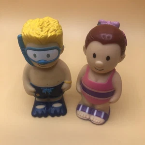 Step 2 Water Activity Table Figures Boy and Girl Swimming Swim Replacement Piece - Picture 1 of 6