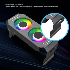 ARGB RAM Radiator Computer Memory Module Heat Sink PWM Temperature Control D Hot - Bild 1 von 30