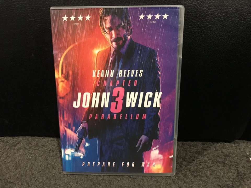 John Wick-Chapter 3-Parabellum (DVD, 2019) VGC. Reg 1. Free post. Keanu Reeves - image 1 of 2