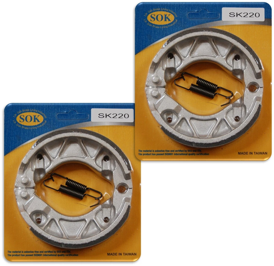 FRONT&REAR BRAKE SHOES+Springs fit YAMAHA XC XJ 50 Vino 2001-17 Vino50 XC50 YJ50 - Image 1 of 1