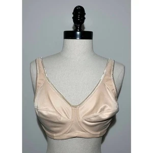 FREYA ACTIVE Sports Underwire Unlined Adjustable Beige Solid Bra Womens 34D - Picture 1 of 8