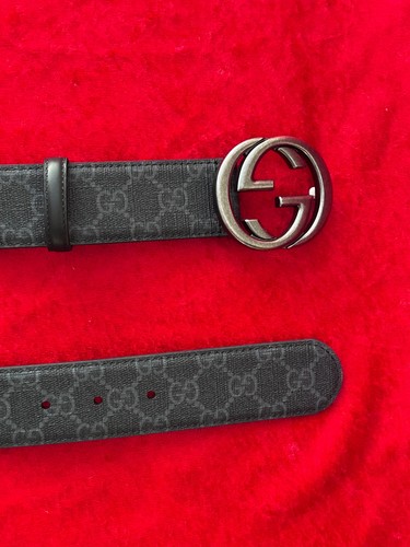 NWT Gucci Supreme Canvas Belt 90/36 NEW $570 GUCCI Men main image 3
