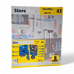 Allit StorePlus Set 43 Werkzeug wand mit 28 Stapel boxen & 15 Haltern Werkstatt - Bild 1 von 3