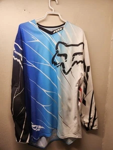Fox Moto Motorcross 360 future jersey xl blue Mens Nwt - Picture 1 of 20