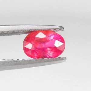 0.91 Ct Natural Good Luster Pink Spinel Beautiful Oval Mixed Cut-2205 - Picture 1 of 2