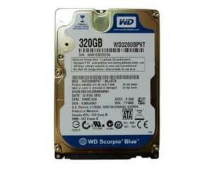 Western Digital 320GB WD3200BPVT SATA 2.5" Laptop HDD Hard Disk Drive - Afbeelding 1 van 4