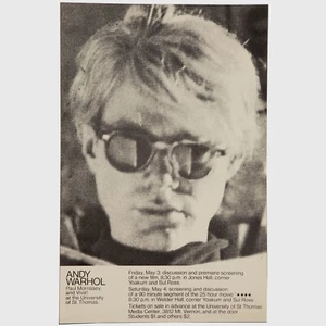 Rare Original c.1967 Andy Warhol **** (Four Stars) Poster - Picture 1 of 6