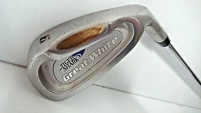 Tiger Shark Great White 6 Iron Single Club diestro regular Empuñaduras de acero Golf Pride Foto 1 de 4