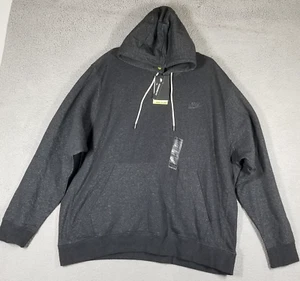 Nike Sportswear Hoodie XXL DA0680-010 NSW Windrunner Black Recycled Organic NEW - Picture 1 of 11