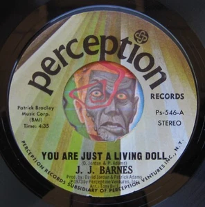 HEAR J.J. Barnes 45 You Are Just A Living Doll / Touching deep soul R&B NM- JJ - Foto 1 di 2