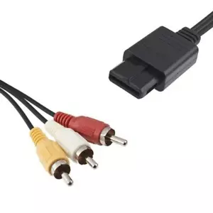 AV Audio Video TV RCA Cable Cord for Nintendo 64 NGC SFC SNES GameCube - Picture 1 of 1