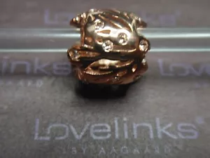 ** Genuine Lovelinks ROCKWEED CZ ROSE GOLD Charm RRP £39 ** - Picture 1 of 1