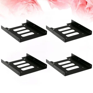 4 Pcs 2.5 to 3.5 Metal Hard Drive Festplattenschächte 2,5-Zoll-Festplatte - Afbeelding 1 van 11