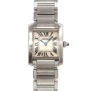 Cartier Tank Francaise SM W51008Q3 Quartz cream Dial Ladies Watch 90221790