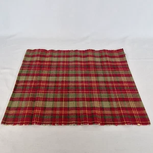 Tartan Placemat, 100% Cotton, Hand Woven, 1 mat only - Picture 1 of 6