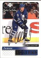 1999-00 (MAPLE LEAFS) Upper Deck MVP SC Edition Silver Script #175 Jonas Hoglund