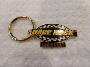 Llavero de metal vintage Race Rock Las Vegas - Imagen 1 de 1