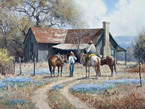 18"X24"western, old places, Oil Painting Canvas Prints Decor Unframed