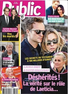 Público N º 762 16/02/2018 Laura Smet & David Hallyday/Renaud/O Black/Meghan - Imagen 1 de 1