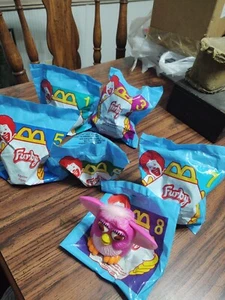 Lot 6 McDonalds Furby Happy Meal Toys Vintage 1998 Tiger Electronics-No Duplica - Picture 1 of 6